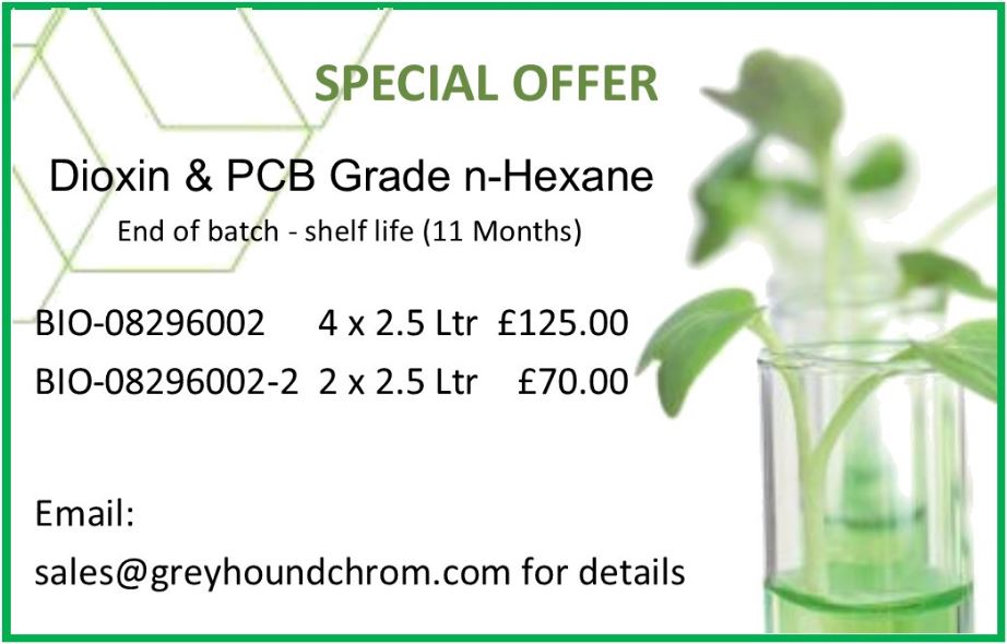 Dioxin & PCB special offer